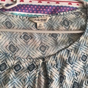 Lucky Brand Light airy blouse